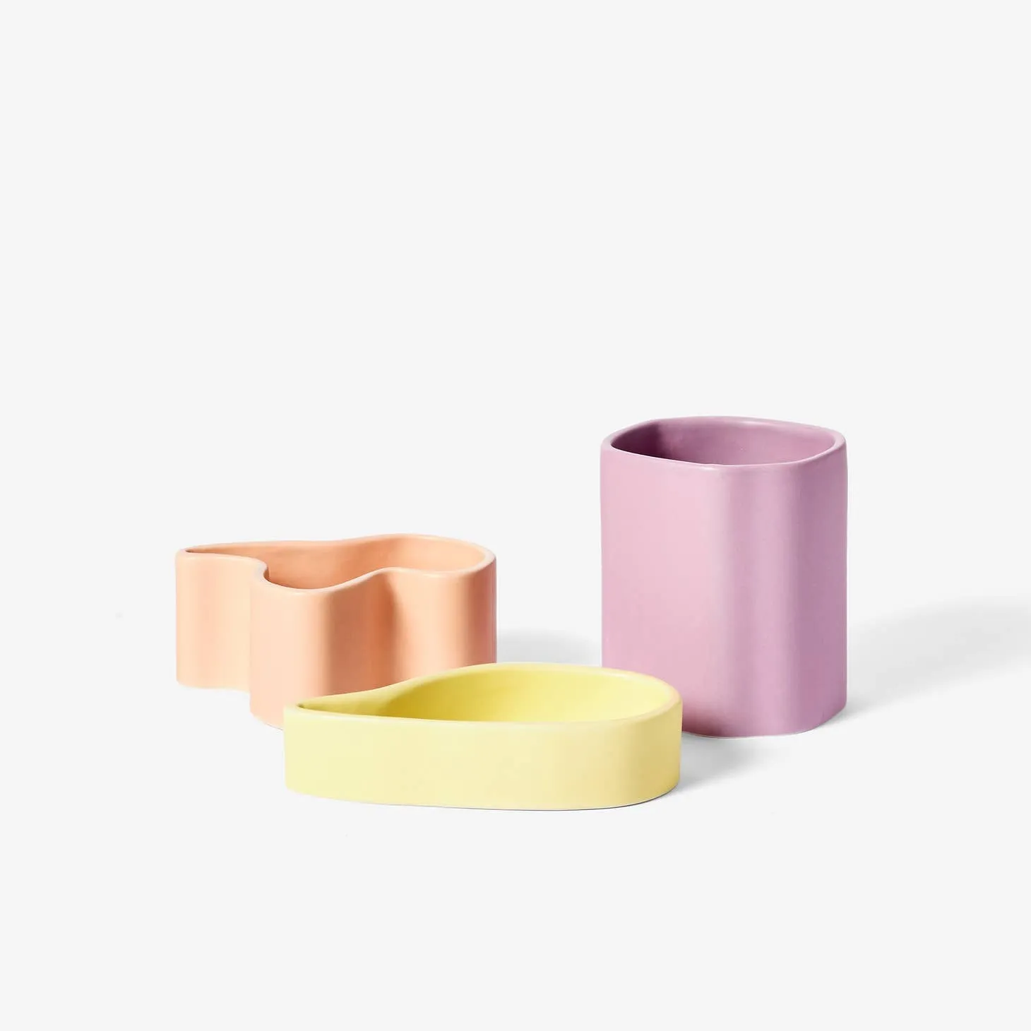 Abstract Desk Organizer Set  (Set of 3)