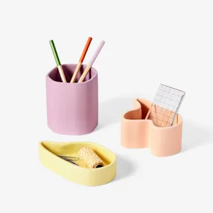 Abstract Desk Organizer Set  (Set of 3)