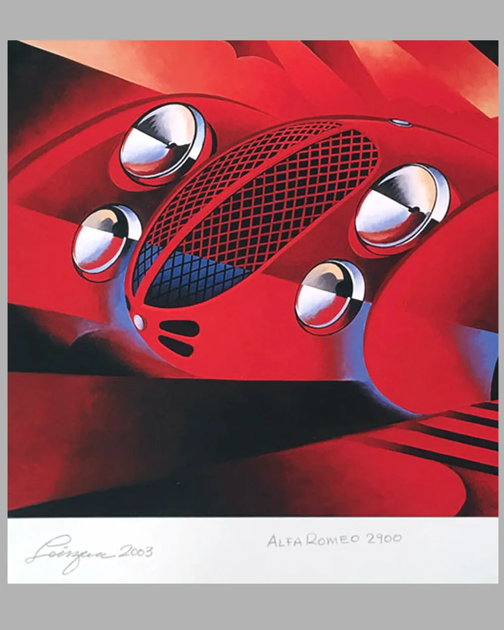 Alfa Romeo 2900 Giclée by Alain Lévesque