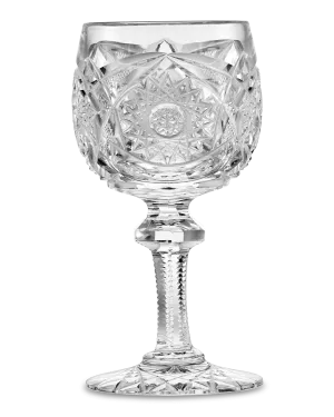 American Brilliant Cut Glass Goblet