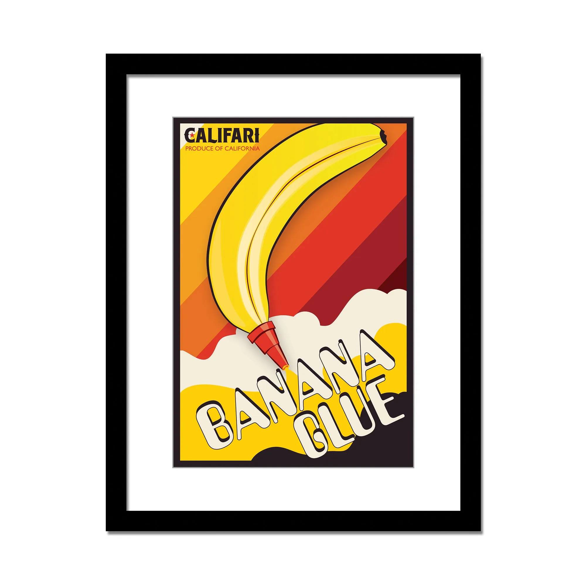 Banana Glue 13 x 19 Lithograph Poster