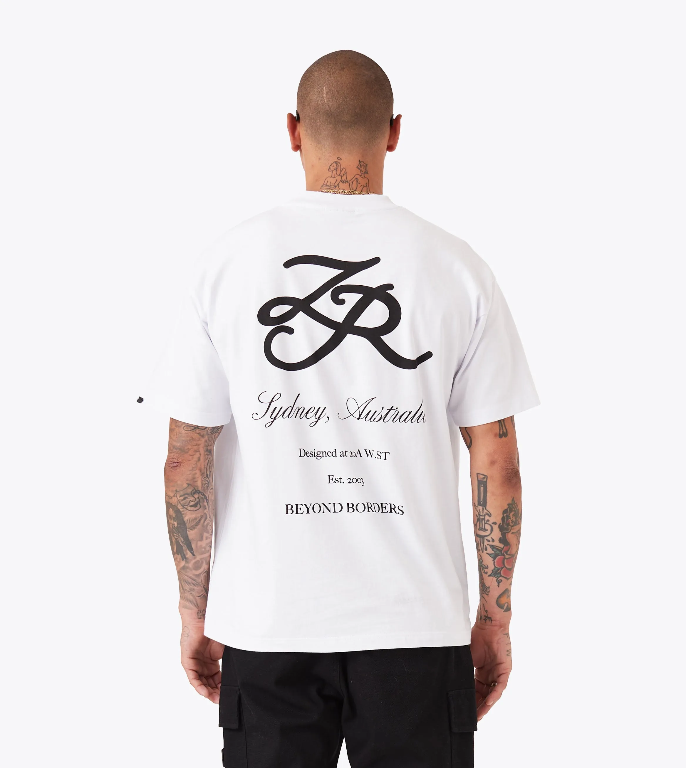 Beyond Borders Box Tee White
