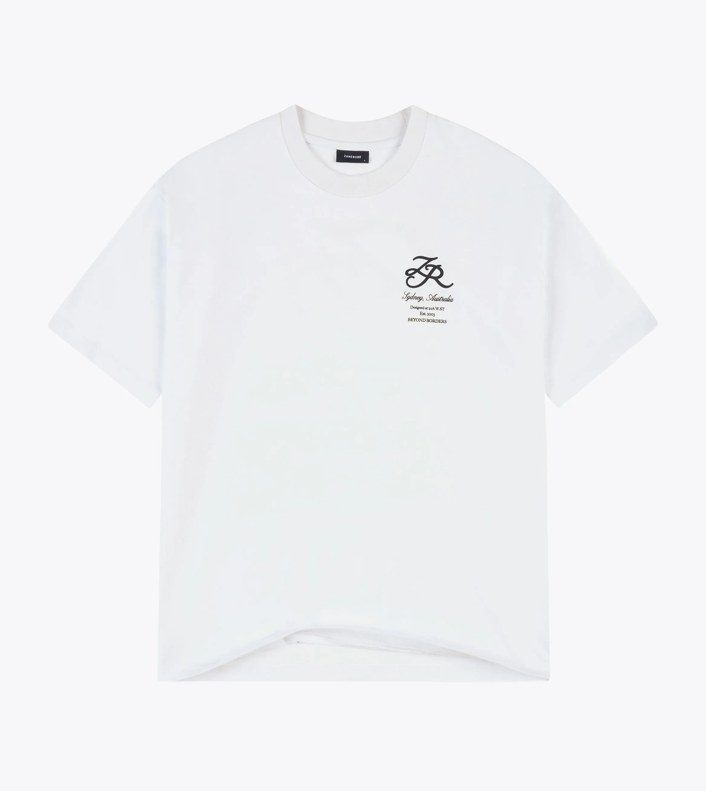 Beyond Borders Box Tee White