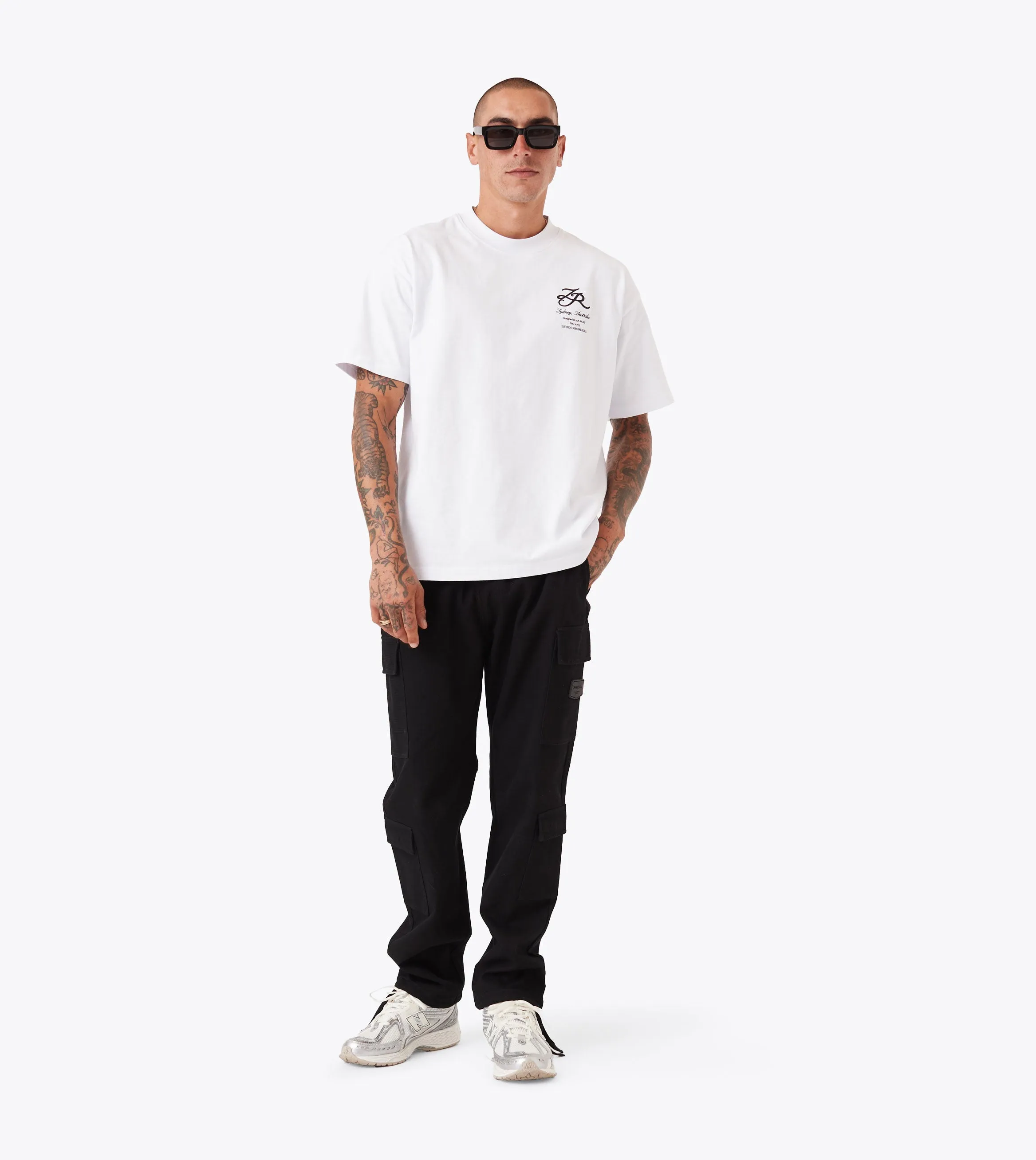 Beyond Borders Box Tee White