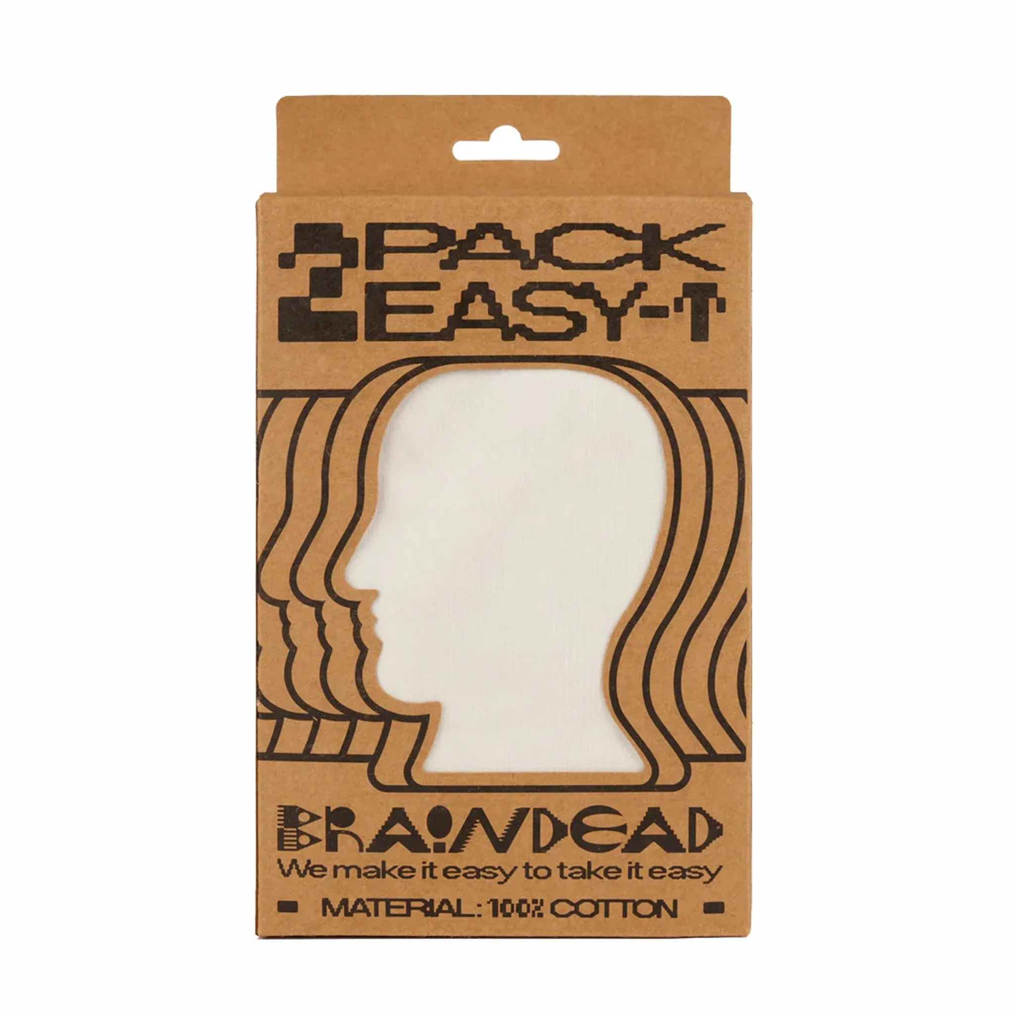 Brain Dead 2 Pack Easy T-Shirt (Natural)