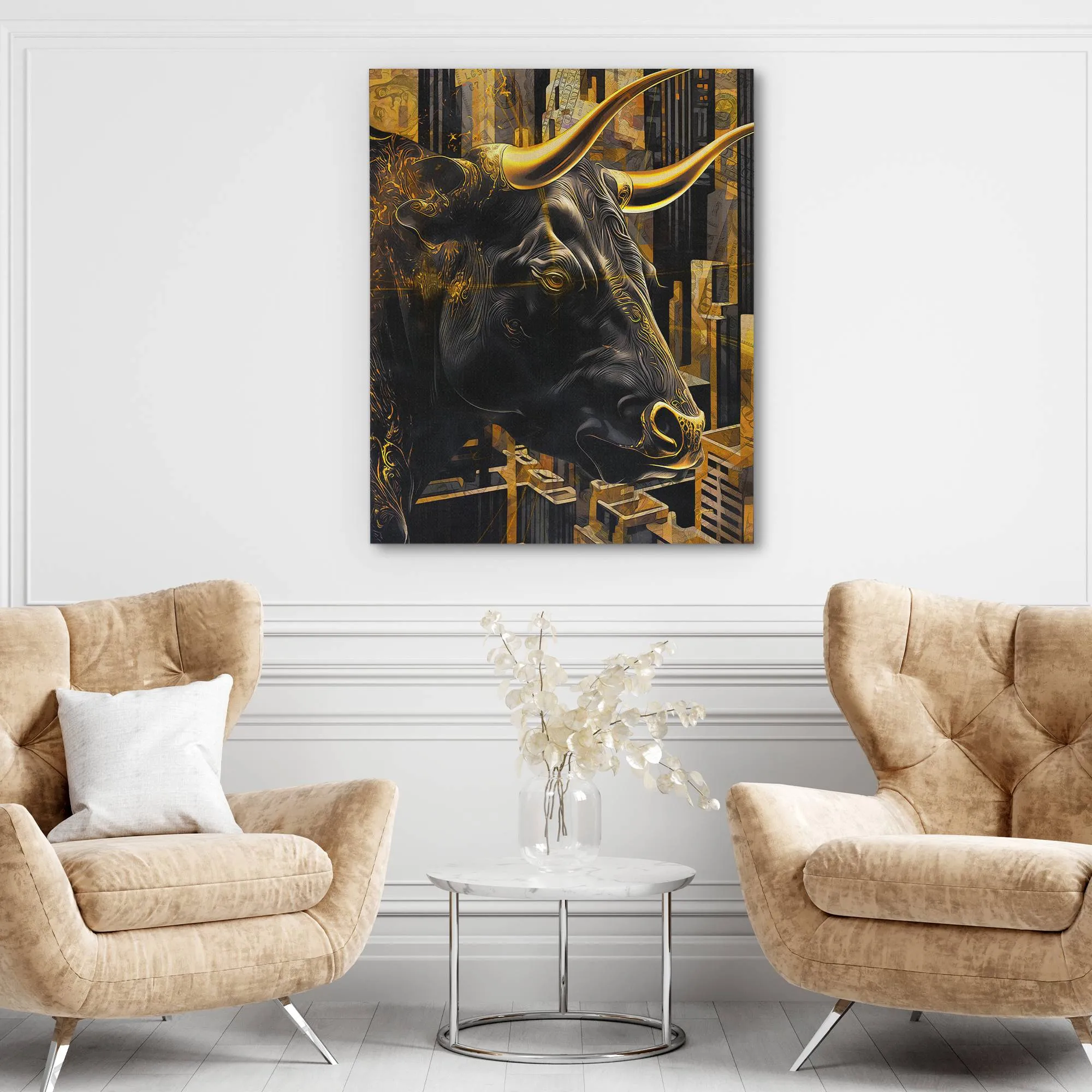 Golden Money Bull