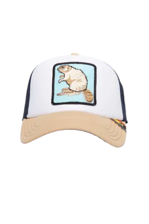 Goorin Bros First Beaver {Beaver} Trucker Hat (White)