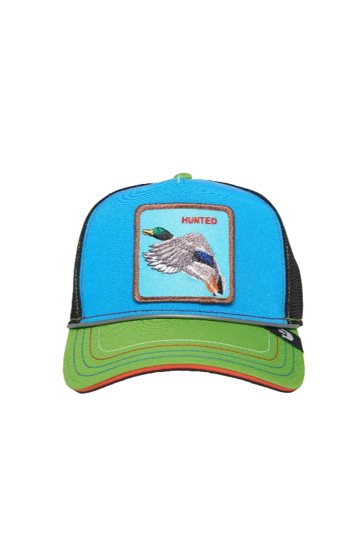 Goorin Bros Get The Zapper {Hunted} Trucker Hat (Blue)