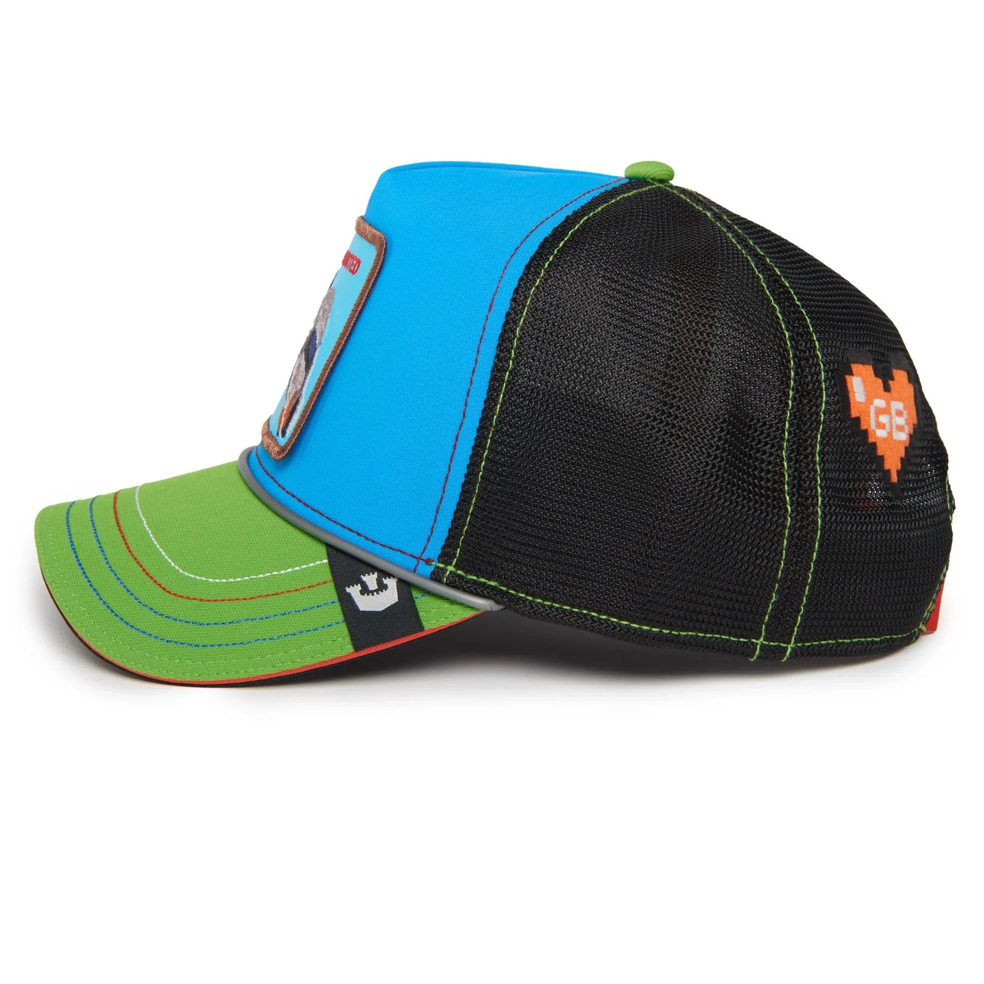 Goorin Bros Get The Zapper {Hunted} Trucker Hat (Blue)