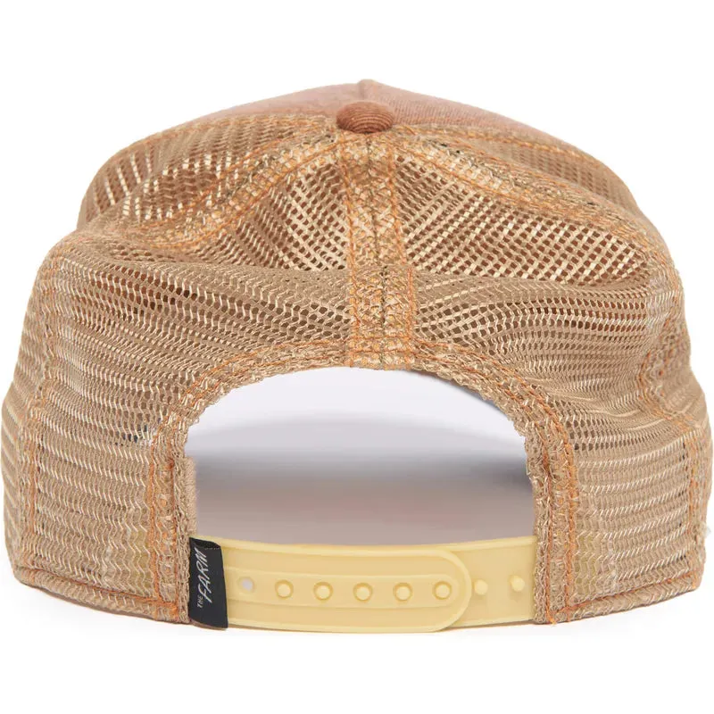 Goorin Bros Ox Horny Model No. H02NY {Horny} Rodeo Trucker Hat (Brown)