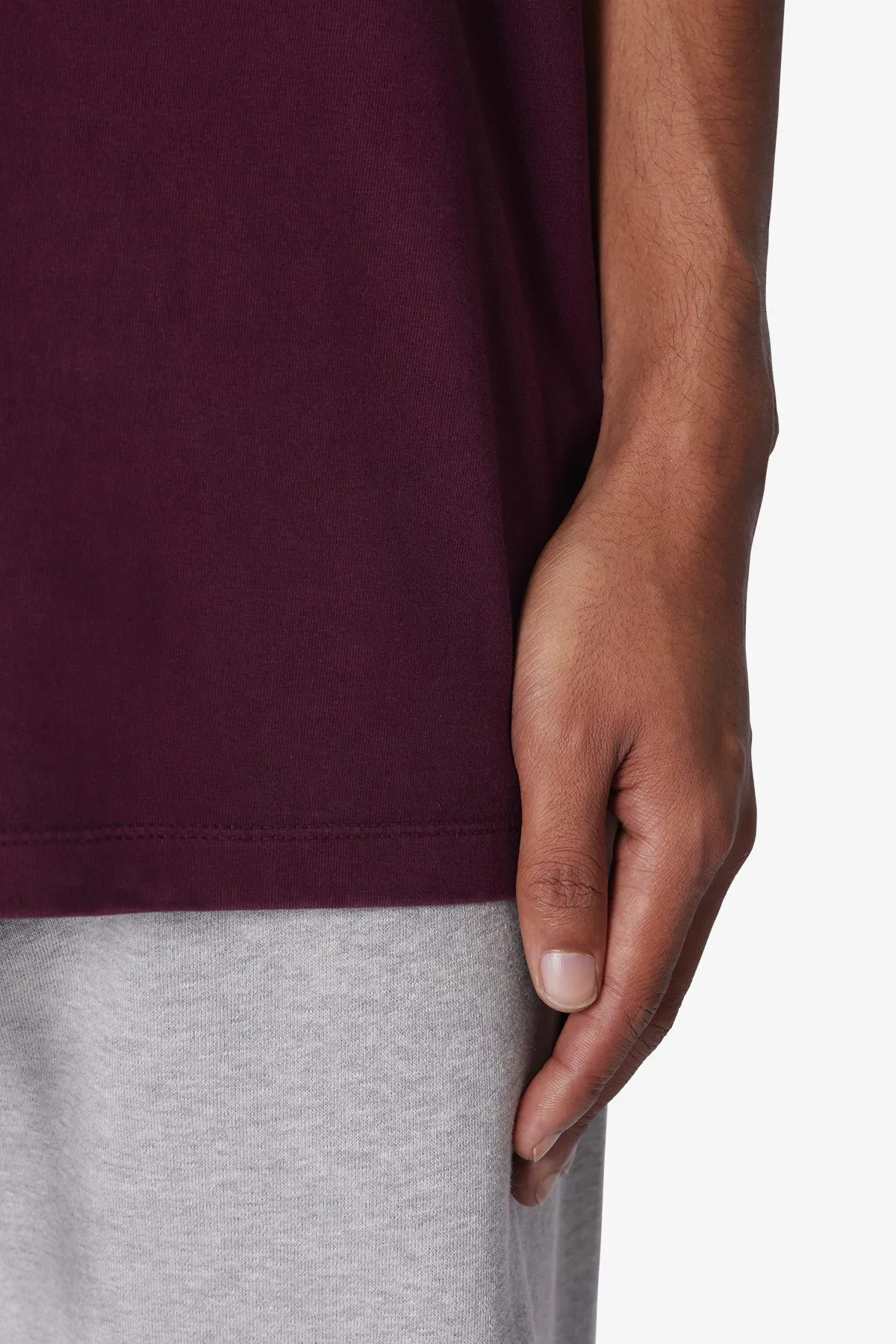 Heavy Every Day Tee - Burgundy