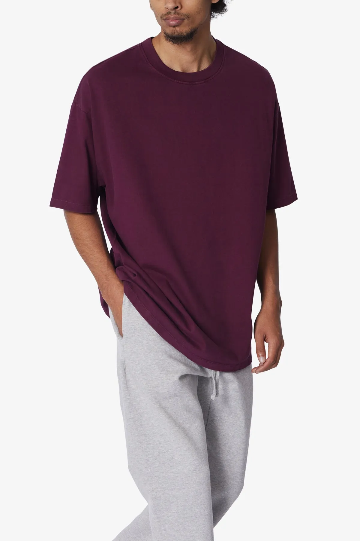 Heavy Every Day Tee - Burgundy
