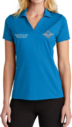 INK STITCH Women Lk398 Custom Embroidery Add Logo Texts Staff Performance Polo Shirts