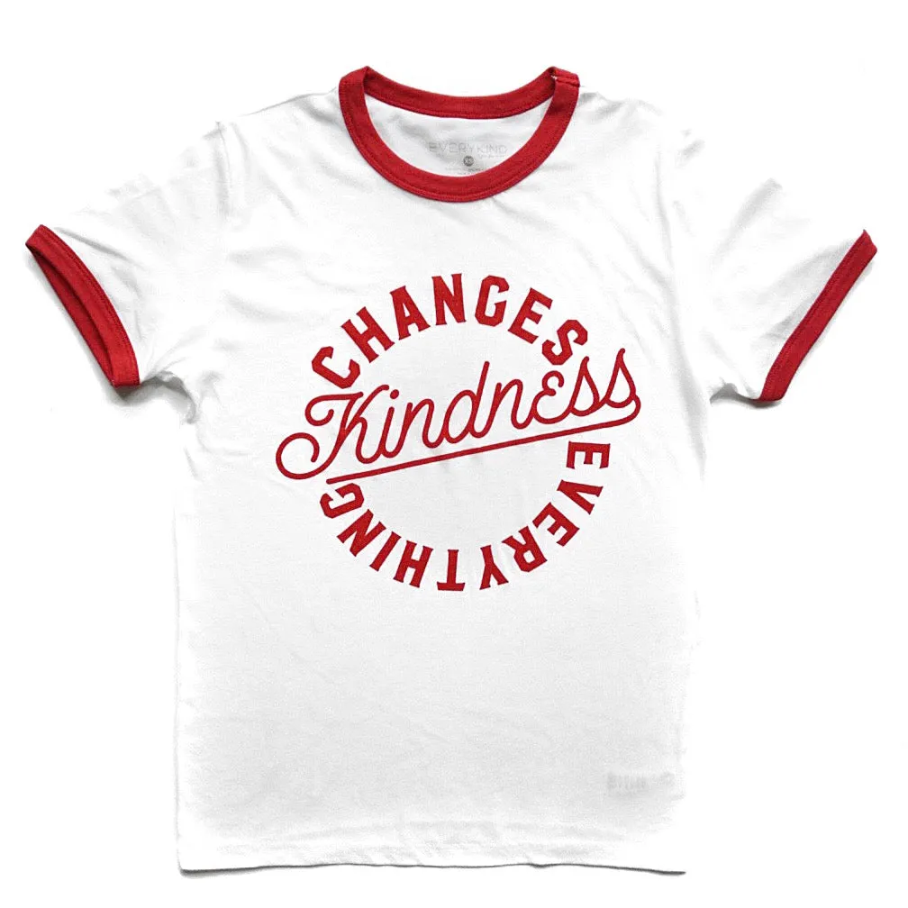 KINDNESS CHANGES EVERYTHING ADULT T-SHIRT