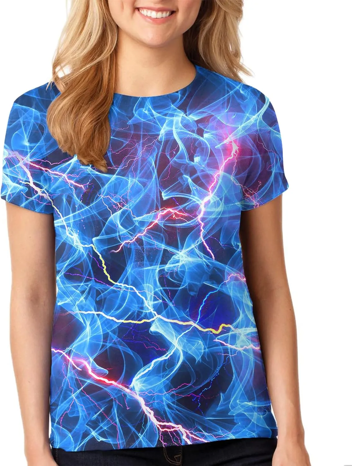LAIDIPAS Unisex T-Shirt for Men and Women 3D Graphic Tee Adult Novelty Shirt Size S-XXL