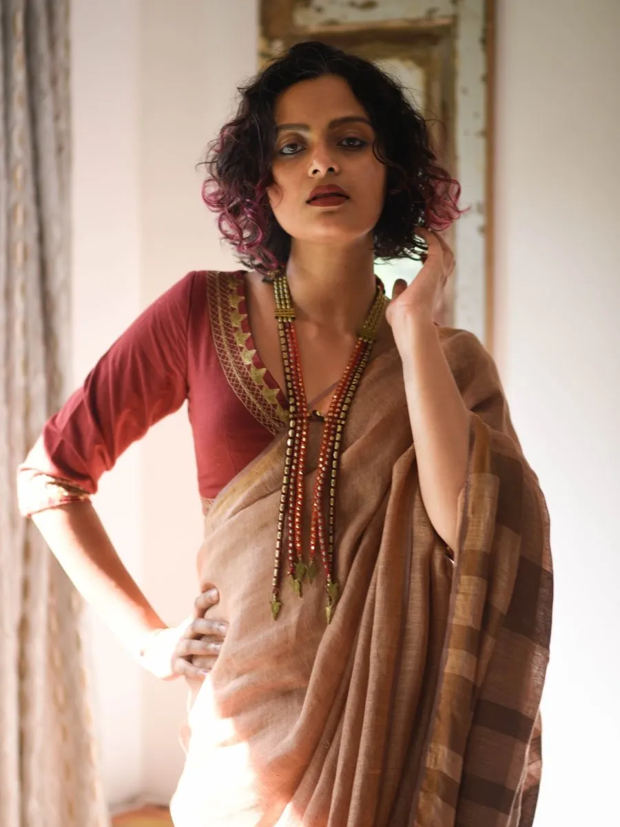 Maroon Shona (Blouse)