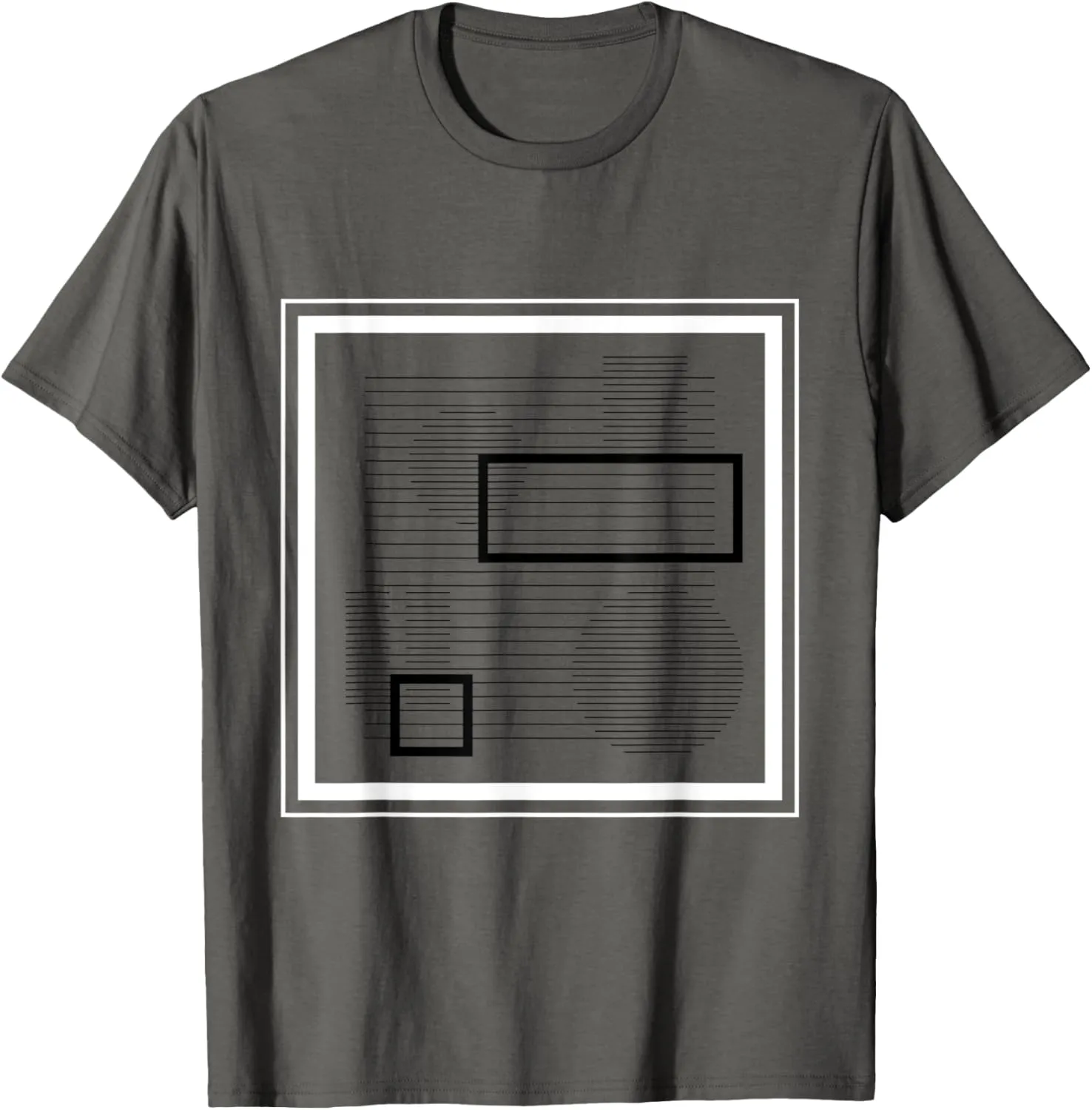 Minimalist abstract geometric graphic T-Shirt