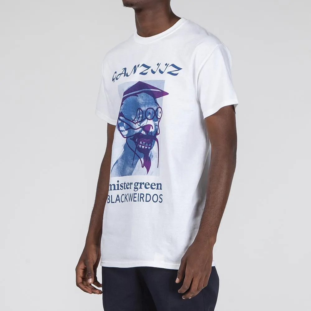 Mister Green x Black Weirdos Ganziiz T-shirt / White
