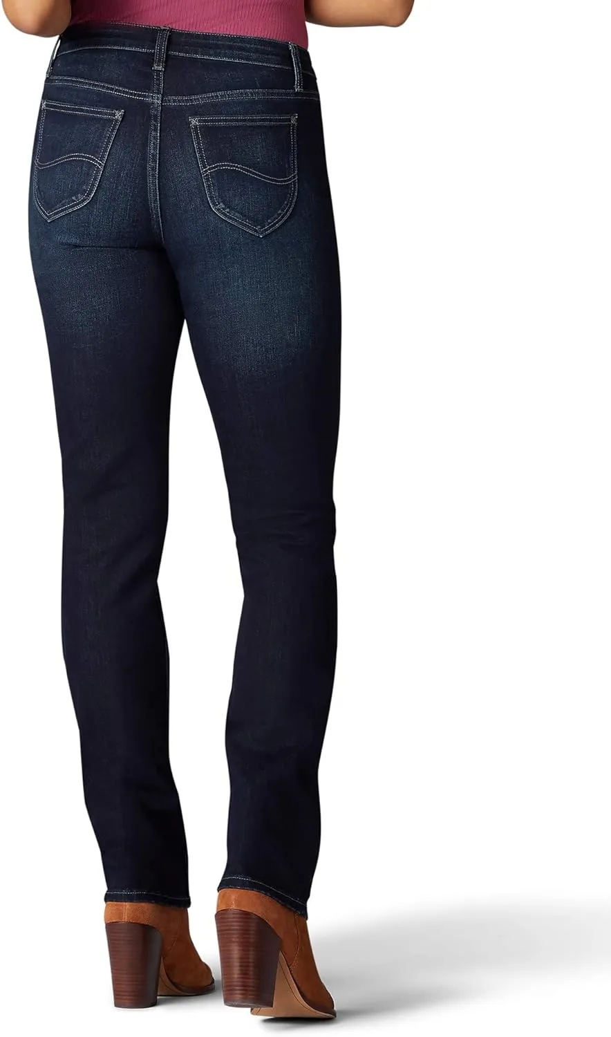 Riders by Lee Indigo Women's Midrise Straight Leg Jean