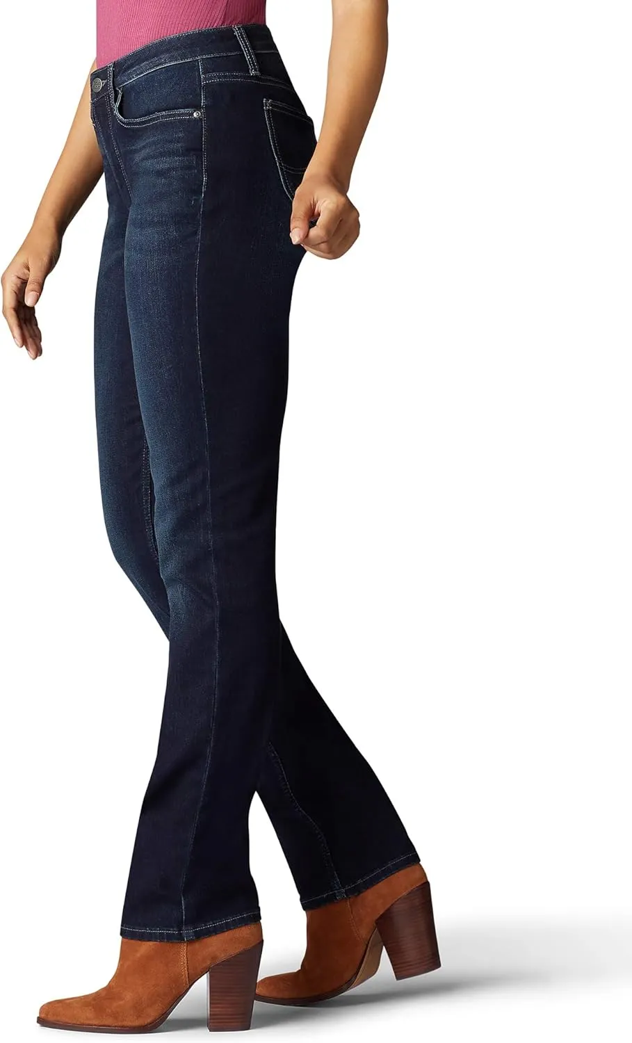 Riders by Lee Indigo Women's Midrise Straight Leg Jean