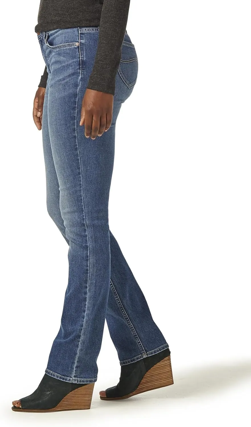 Riders by Lee Indigo Women's Midrise Straight Leg Jean