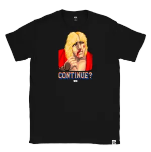STREET FIGHTER 'Continue? Ken' t-shirt - Black