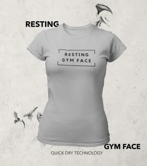 Women's RESTING GYM FACE T-Shirt