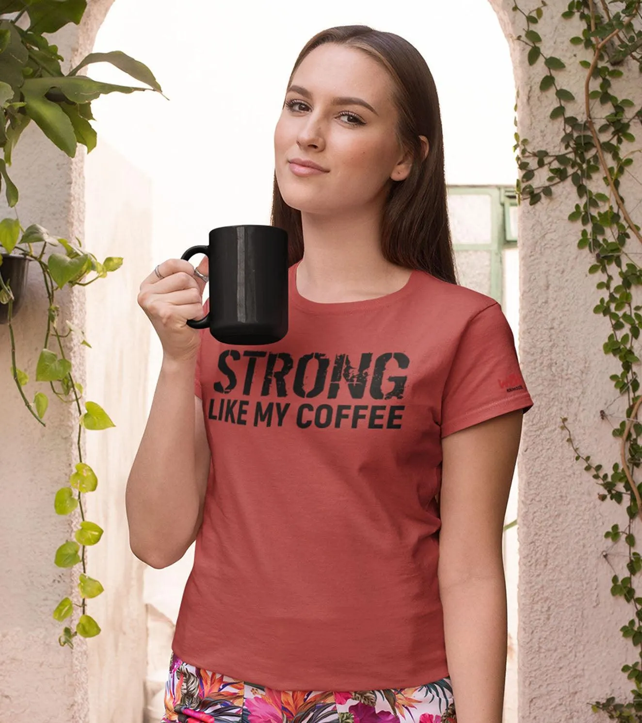 Women's SLMC  T-shirt (Crimson Red)
