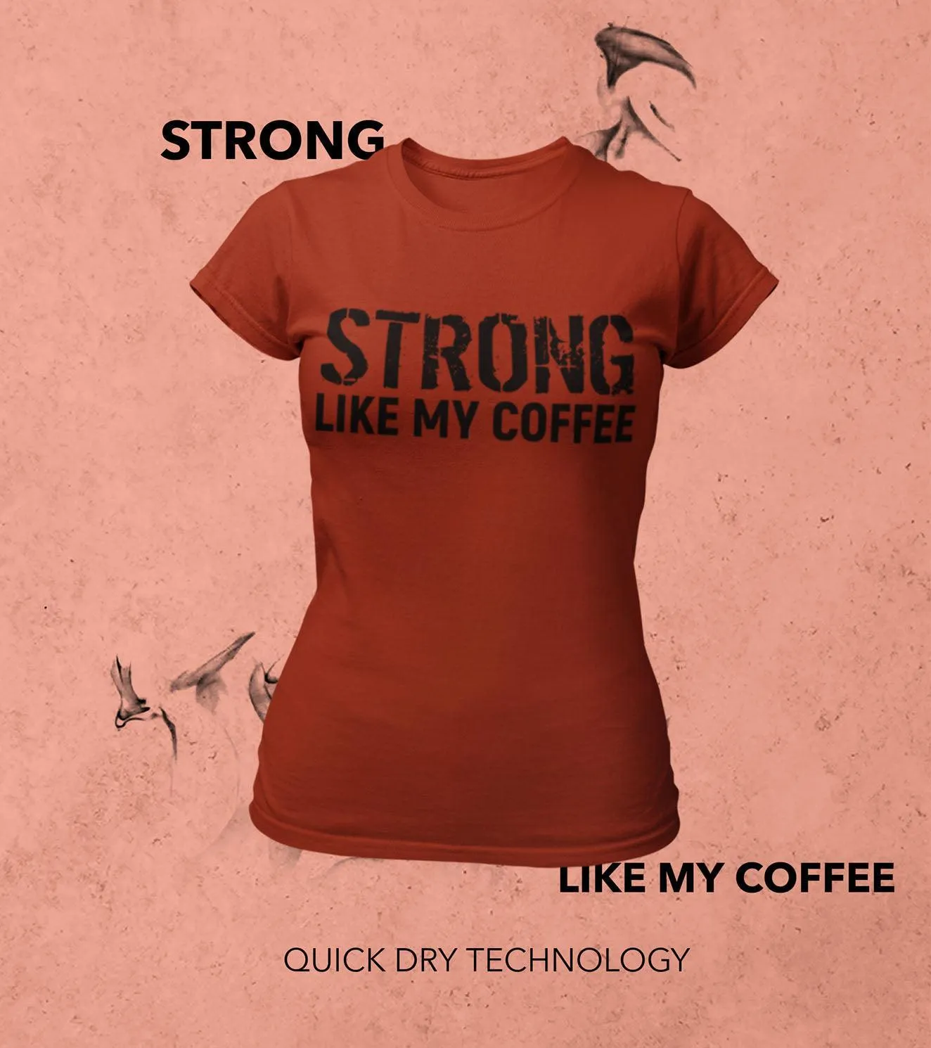Women's SLMC  T-shirt (Crimson Red)