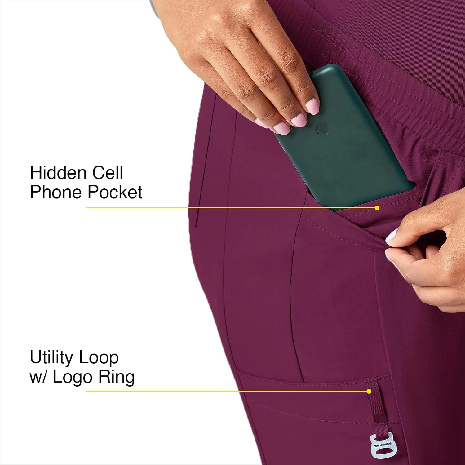 WonderWink Women's Maternity Jogger Scrub Pant